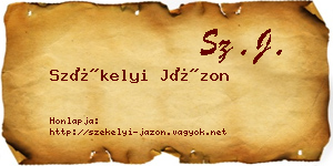Székelyi Jázon névjegykártya